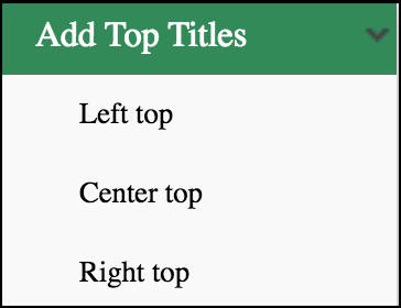 Top titles submenu