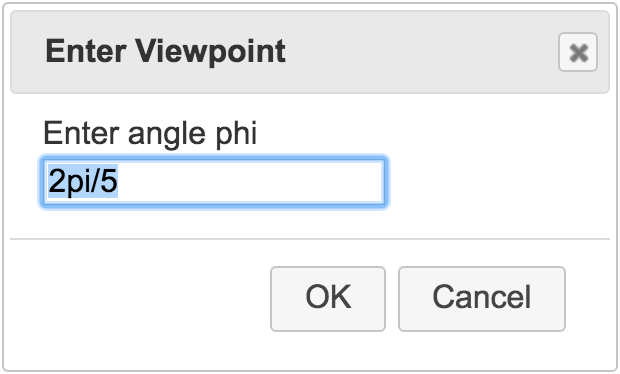 spherical viewpoint phi dialog
